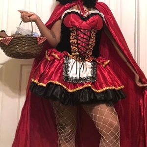 Red Riding Hood Costume with Props
